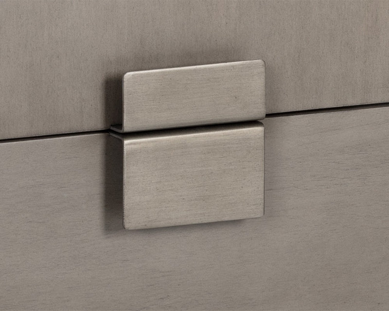 Brickell  Dresser - Antique Silver & Ash Grey