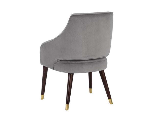 Adela Dining Armchair - Grey