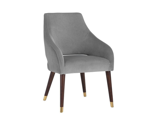 Adela Dining Armchair - Grey