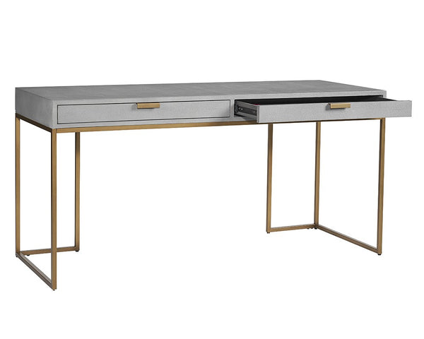 Shangrila Desk - Grey Shagreen