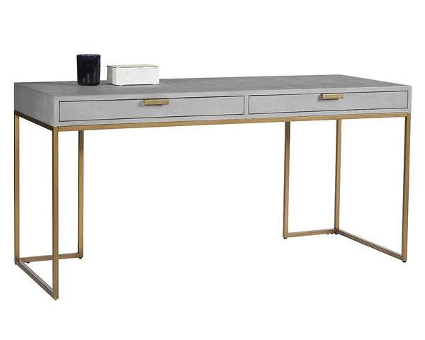 Shangrila Desk - Grey Shagreen