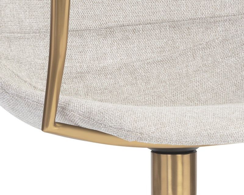 Andre Swivel Armchair - Heather Grey