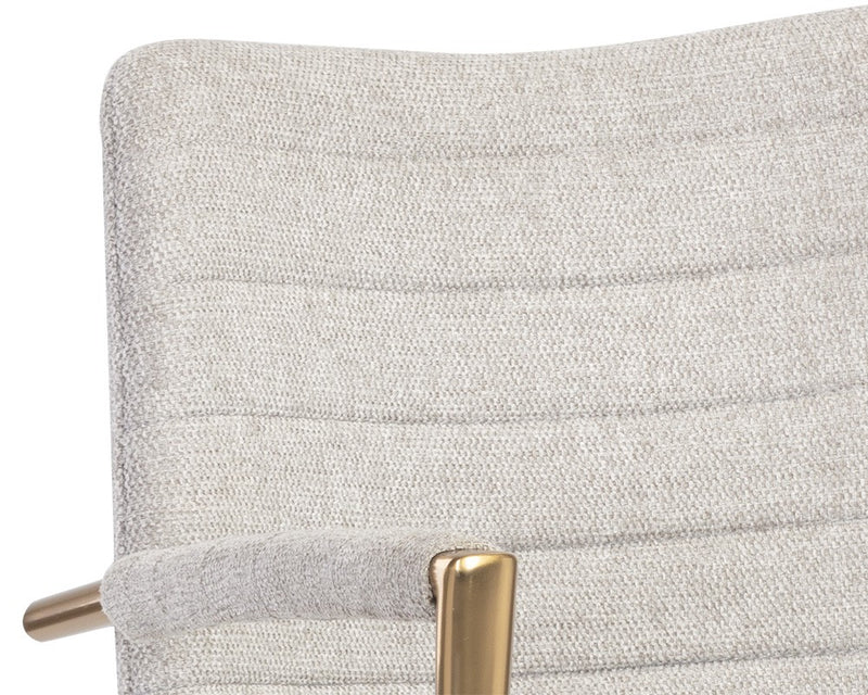 Andre Swivel Armchair - Heather Grey
