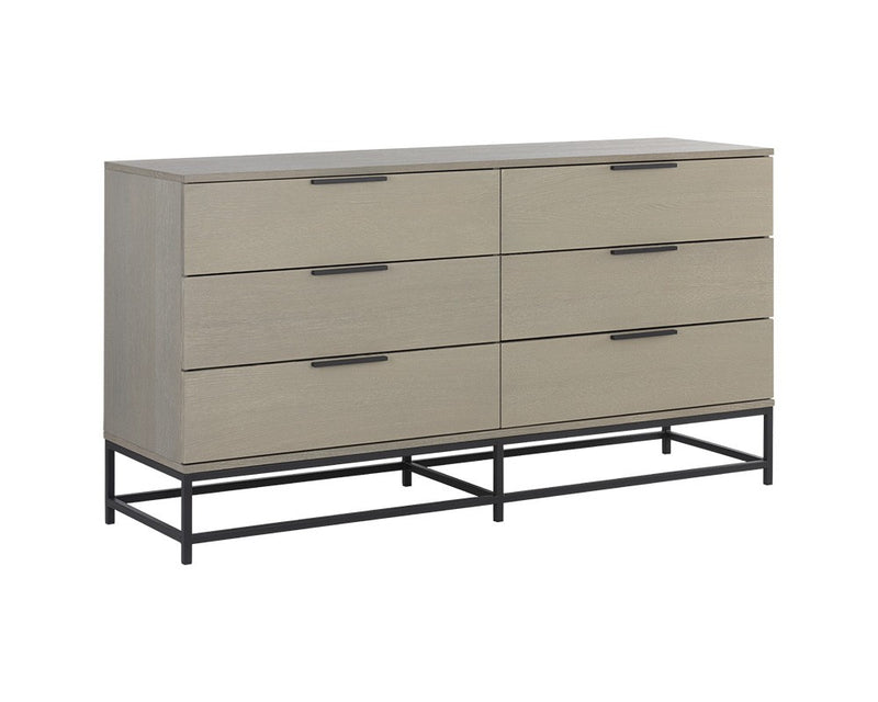 Wilson Dresser - Black - Taupe