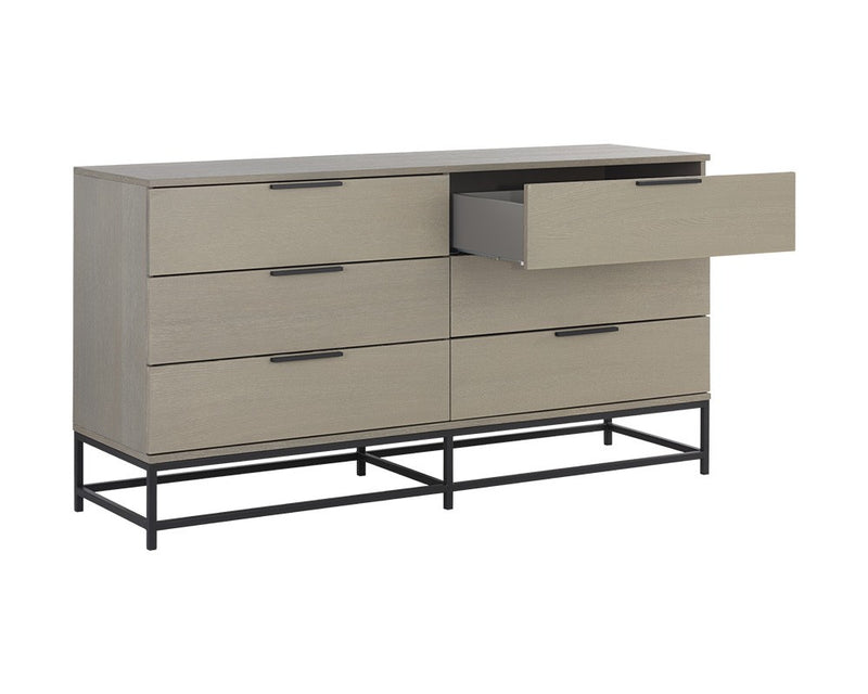 Wilson Dresser - Black - Taupe