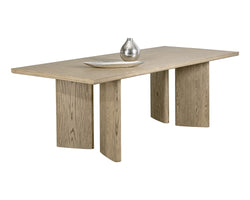 Julia Dining Table - Rectangular - Weathered Oak - 90.5"