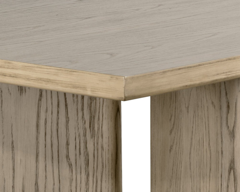 Julia Dining Table - Rectangular - Weathered Oak - 90.5"