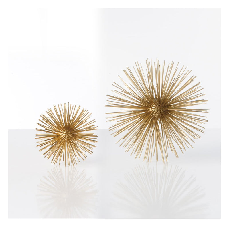 Spike Decor Sphere 4" Ball - Gold