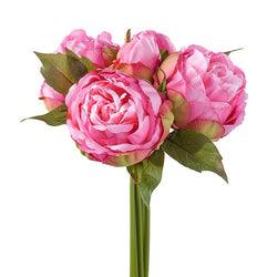 Blushing Peony 5 Bloom Bouquet - Pink