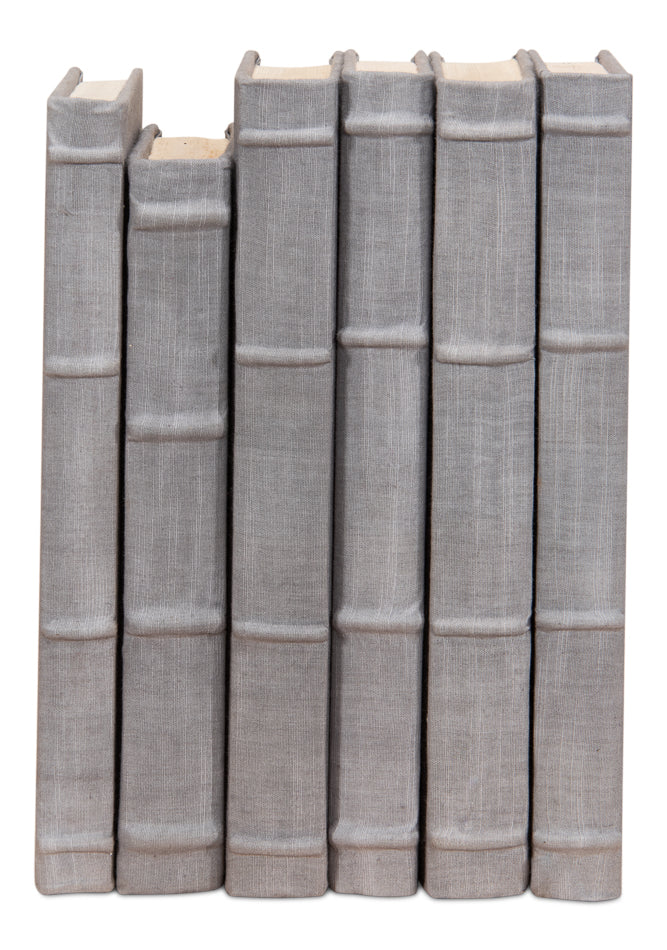 Decorative Books - Linen Grey