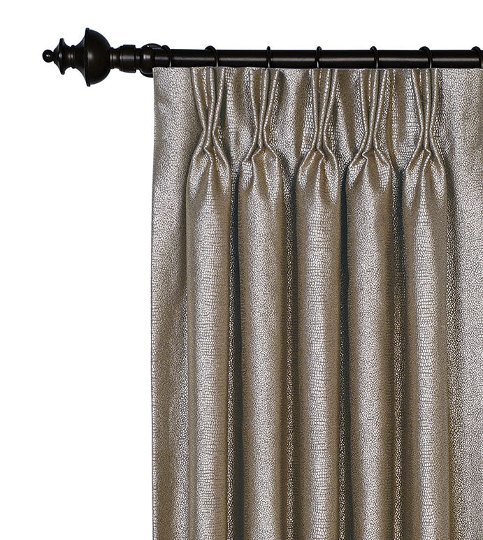 Dunaway Umber Curtain Panel