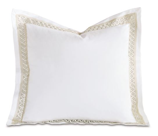 Juliet White Ivory Euro Sham