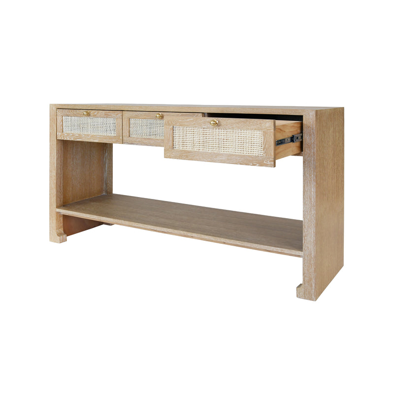 ROSALYN CERUSED OAK CONSOLE
