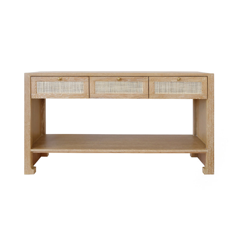 ROSALYN CERUSED OAK CONSOLE