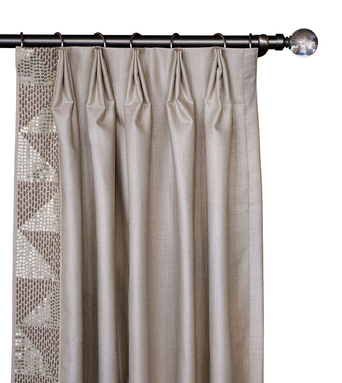 Teryn Sequined Curtain Panel Right