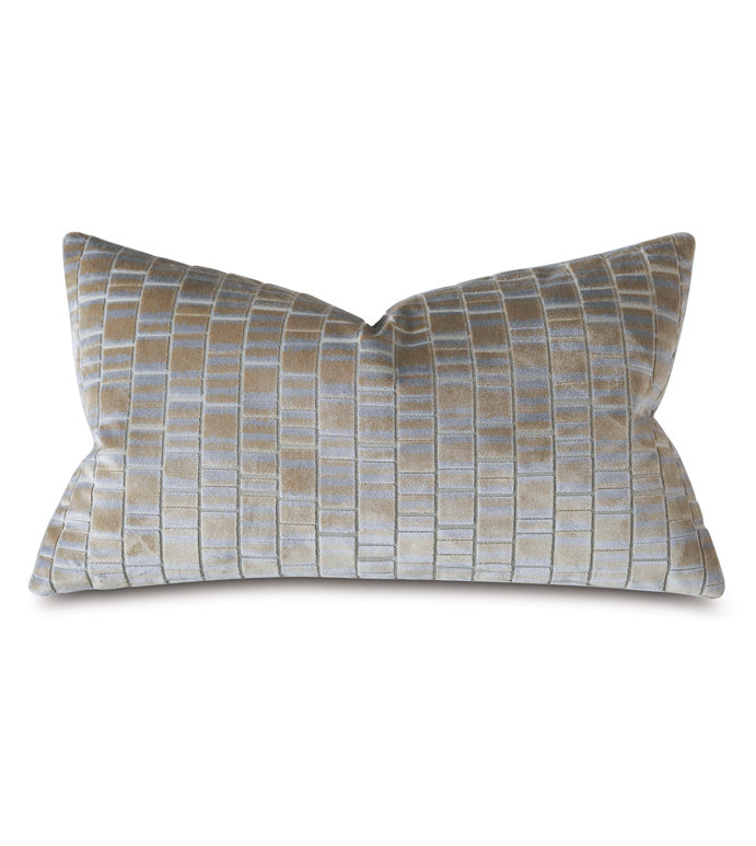 Artemis Cut Velvet Kidney Pillow