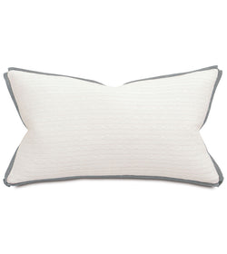 Jude Ivory & Linen Lumbar Pillow