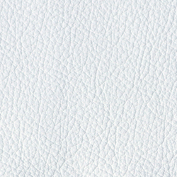 White leather. An attractive corrected grain leather, with a plain pigmented finish that offers ideal light fastness, stain protection and a soft feel.   Excellent durability with minimal maintenance. This top coated leather is very durable and will provide excellent wear characteristics for high traffic areas, if maintained properly. 