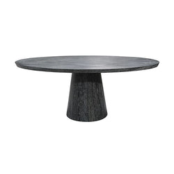 Jefferson Oval Dining Table - Black