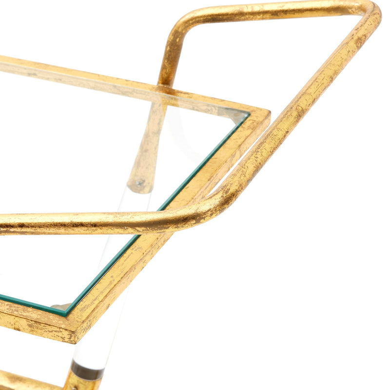 JEPSON BAR CART - GOLD