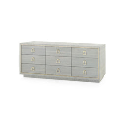 Parker 9-Drawer Dresser - Slate Blue