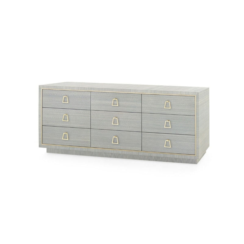 Parker 9-Drawer Dresser - Slate Blue