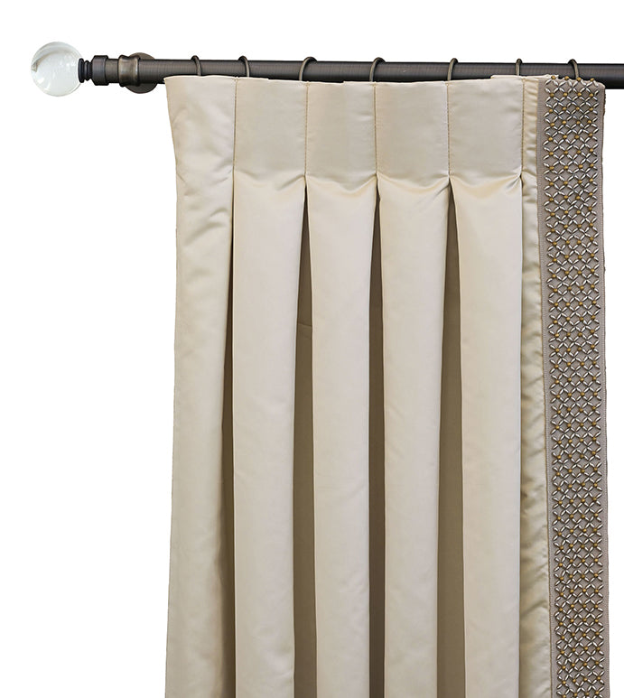 Silvio Beaded Curtain Panel Left