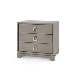 Stanford Nightstand - Taupe Gray